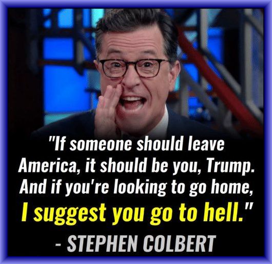 Colbert on Trump